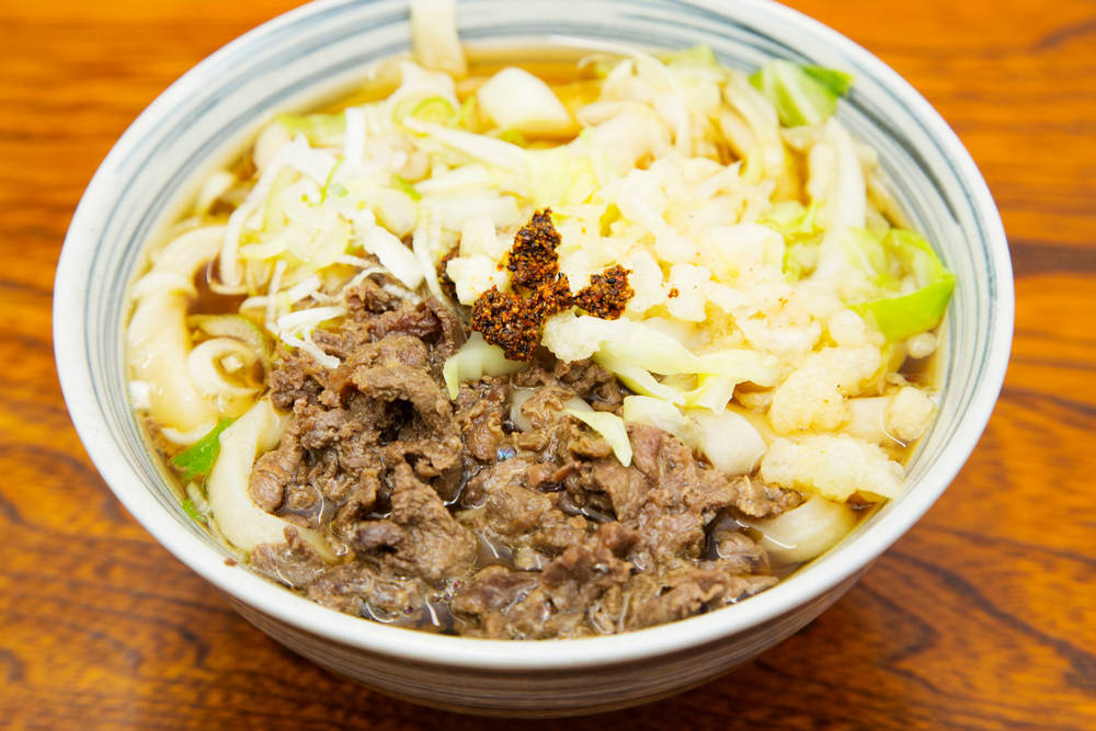 吉田のうどん ☆プロフ必読☆ 太い、硬い、コシが自慢の山梨名物“吉田のうどん”。食べれば食べるほど